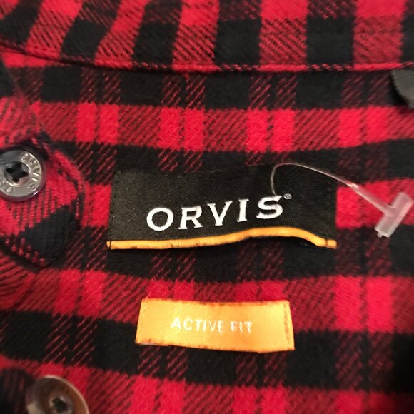 ORVIS MENS FLANNEL SHIRT SIZE S - Picture 7 of 8